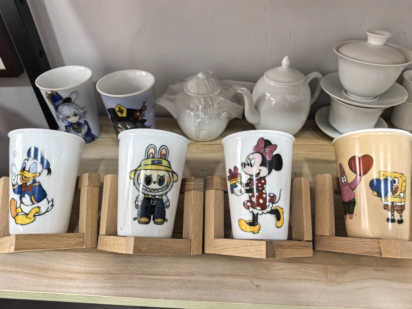 Studio porcelain display